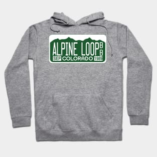 Alpine Loop Backcountry Byway license plate Hoodie